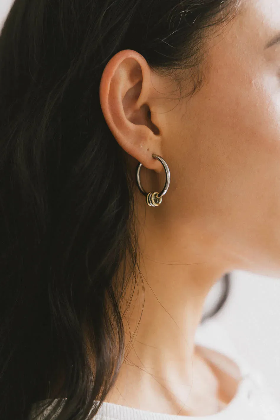 Cindy Hoop Earrings - FINAL SALE sold by bohme product image thumbnail 2