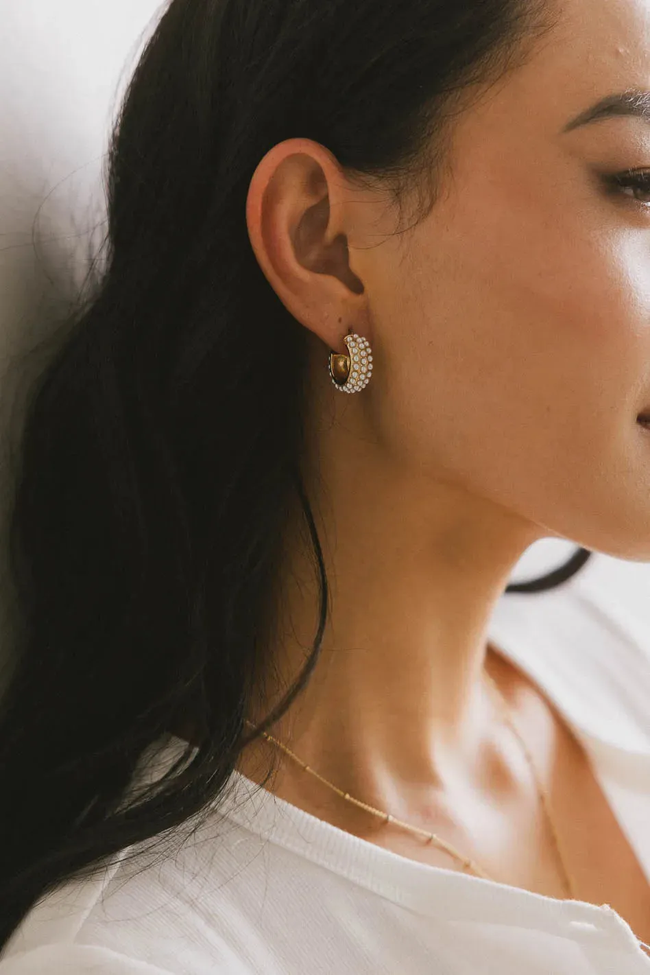 Lilly Pearl Earrings sold by bohme product image thumbnail 2