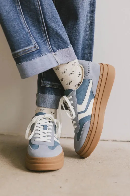 Steve Madden Dodge Platform Sneakers in Blue sold by bohme