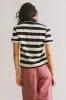 Grenna Striped Top in Black - FINAL SALE sold by bohme
