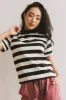 Grenna Striped Top in Black - FINAL SALE sold by bohme