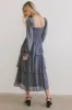 Manning Shimmery Midi Dress in Slate - FINAL SALE sold by bohme