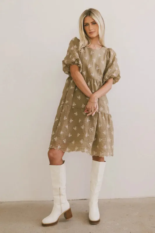 Marco Embroidered Mini Dress - FINAL SALE sold by bohme