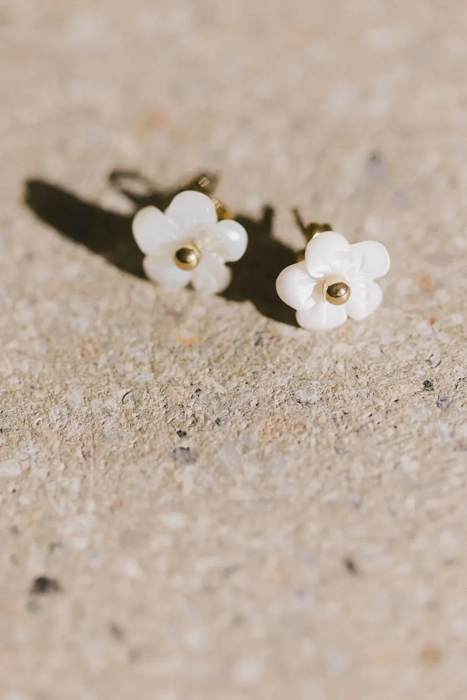 Annika Pearly Flower Earrings sold by bohme product image thumbnail 2