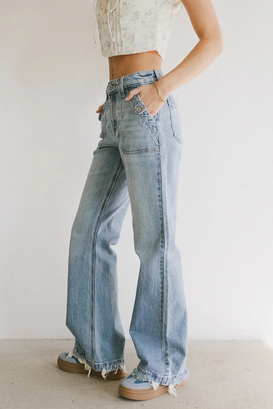 Skylee Wide Leg Jeans - FINAL SALE sold by bohme product image thumbnail 4