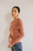Jessica Bardot Top in Terracotta sold by bohme