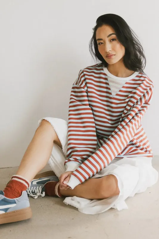 Ivan Striped Crewneck sold by bohme