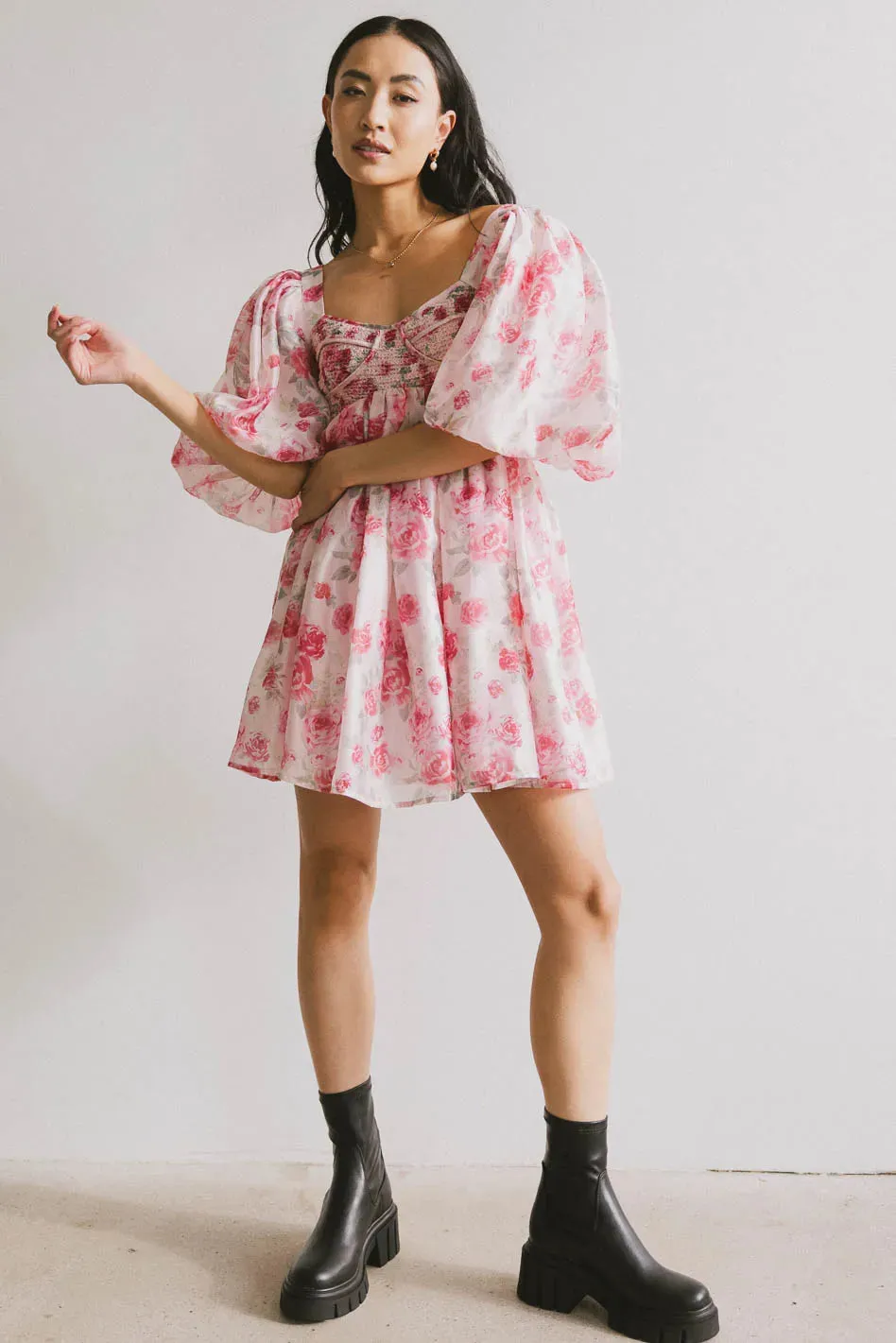 Eleanor Smocked Mini Dress - FINAL SALE sold by bohme product image thumbnail 5