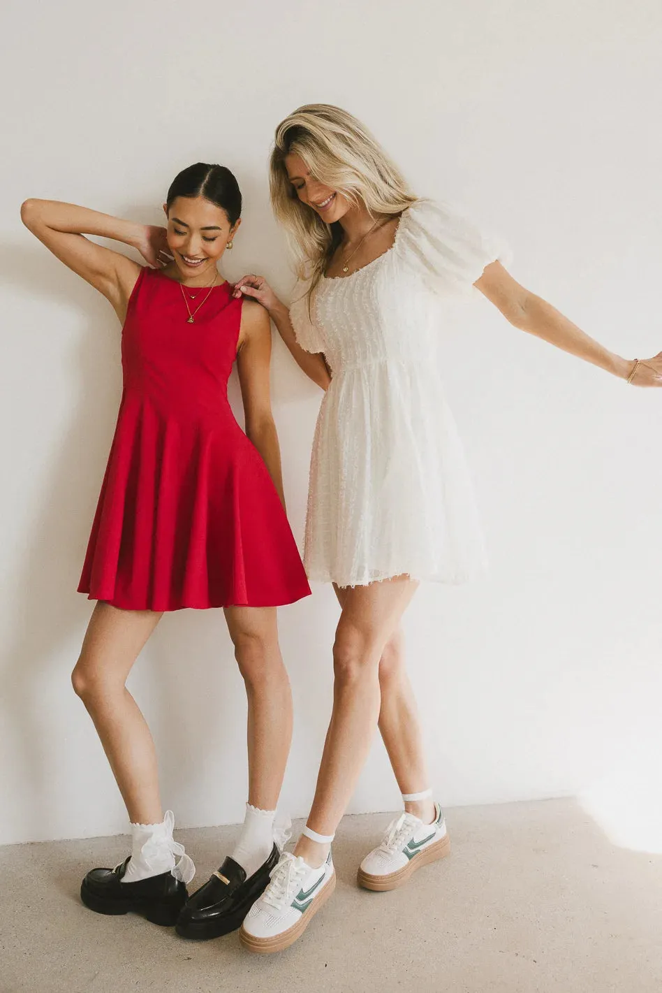 Liora Mini Dress in Red - FINAL SALE sold by bohme product image thumbnail 2