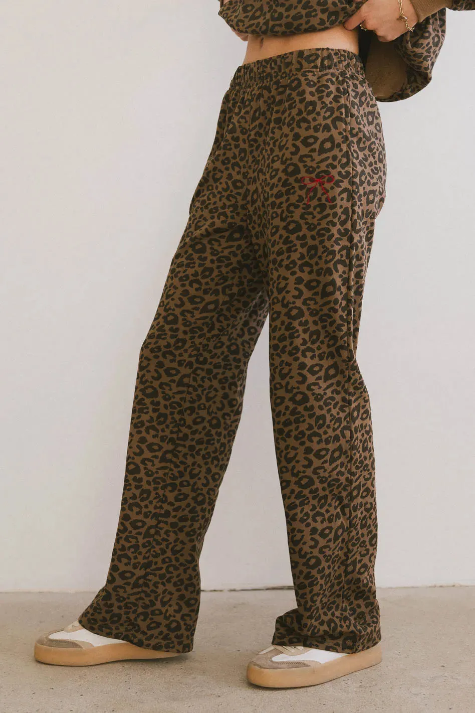 Tessa Leopard Sweatpants - FINAL SALE sold by bohme product image thumbnail 3