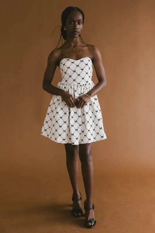 Sienna Bow Mini Dress - FINAL SALE sold by bohme