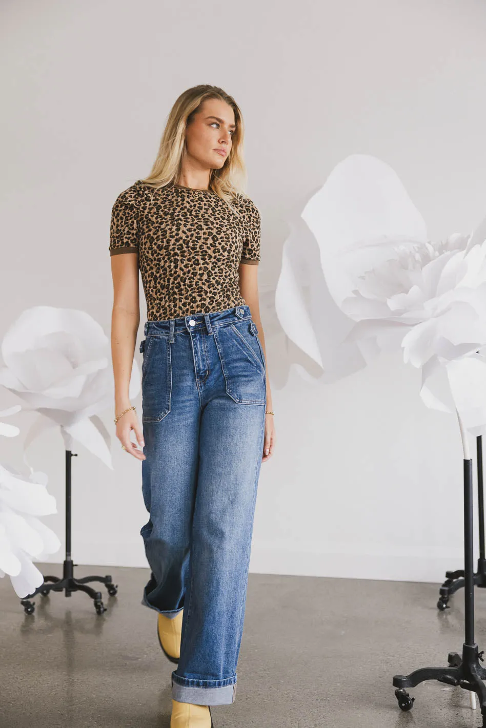 Jolie Leopard Tee - FINAL SALE sold by bohme product image thumbnail 4