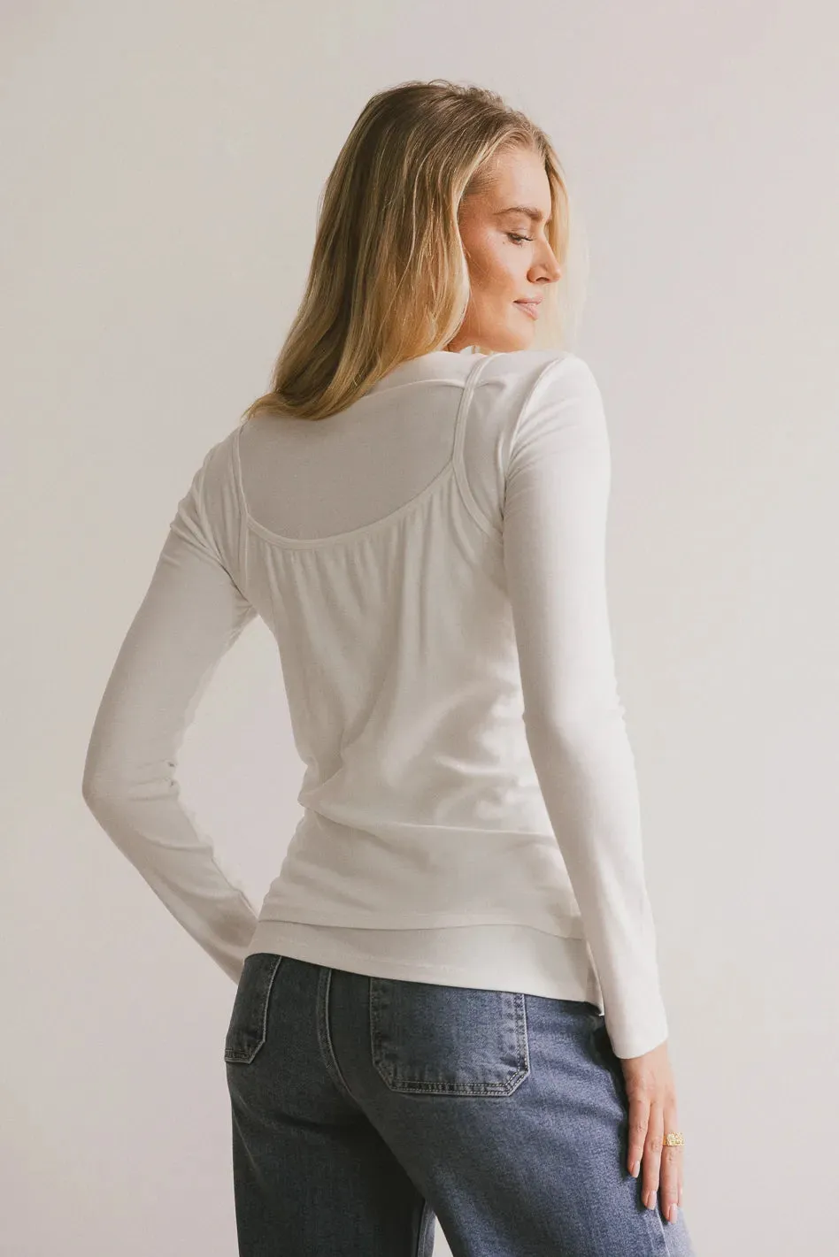 Annalise Knit Top in Ivory - FINAL SALE sold by bohme product image thumbnail 2