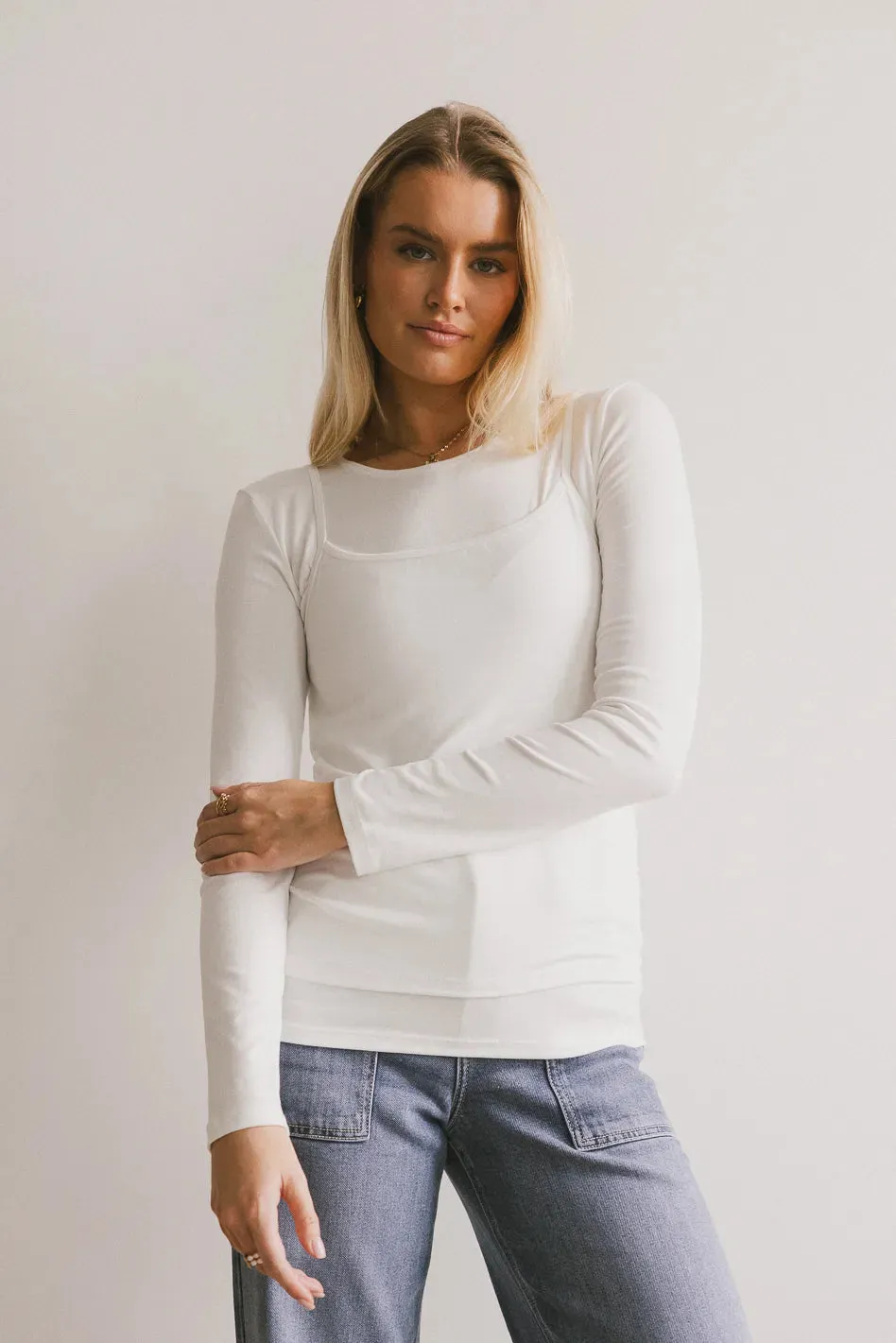 Annalise Knit Top in Ivory - FINAL SALE sold by bohme