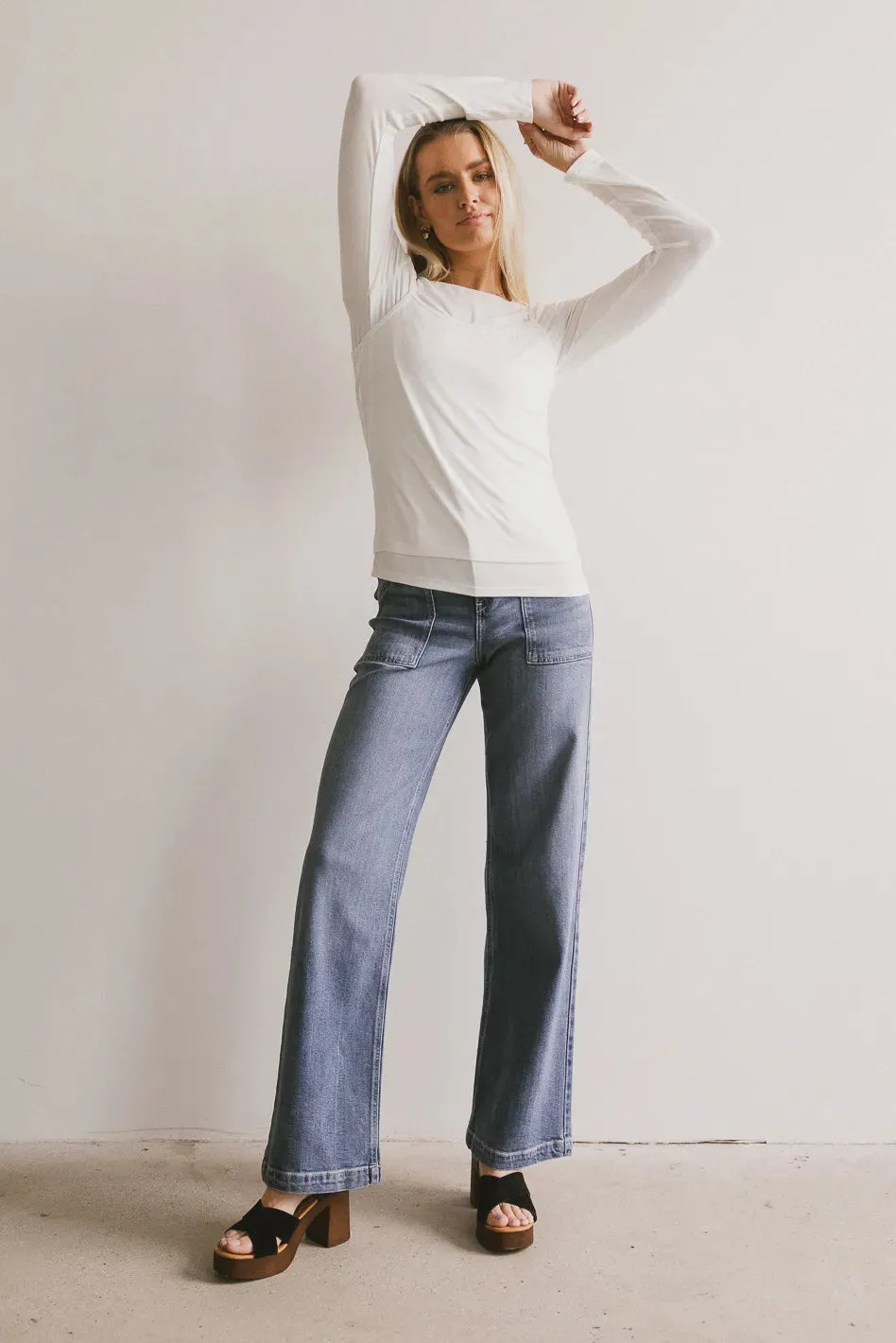 Annalise Knit Top in Ivory - FINAL SALE sold by bohme product image thumbnail 4