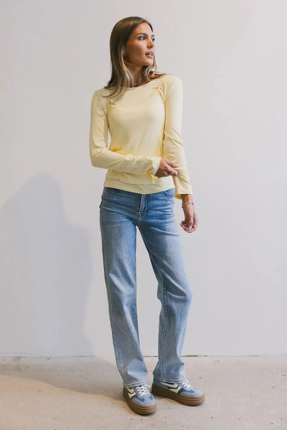 Annalise Knit Top in Yellow - FINAL SALE sold by bohme product image thumbnail 4