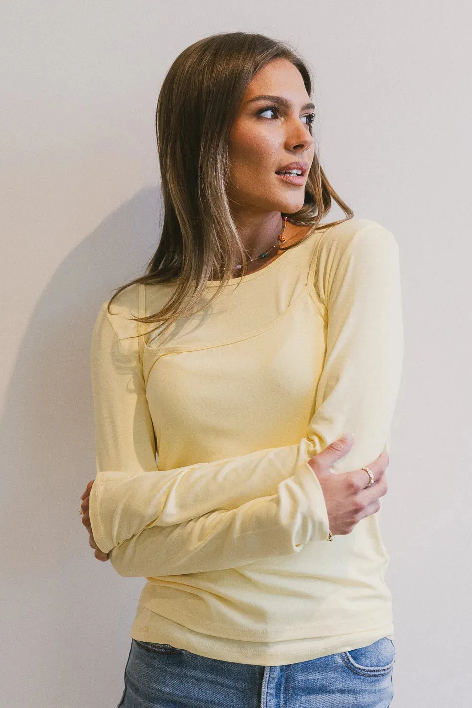 Annalise Knit Top in Yellow - FINAL SALE sold by bohme product image thumbnail 2