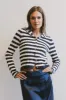 Blakley Cable Knit Sweater in Navy - FINAL SALE sold by bohme