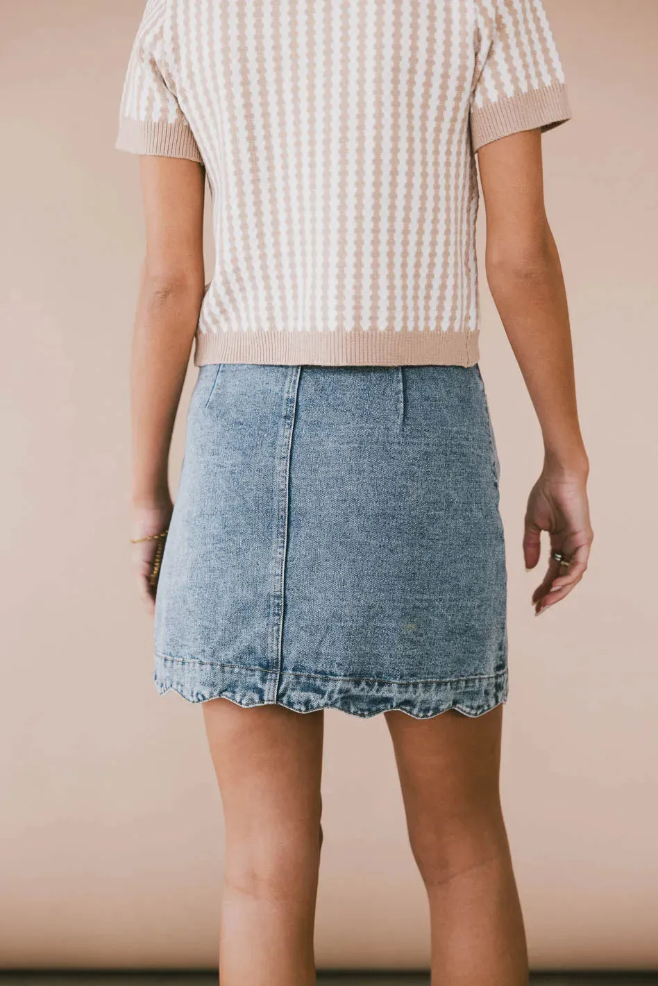 Kalista Denim Mini Skirt - FINAL SALE sold by bohme product image thumbnail 5