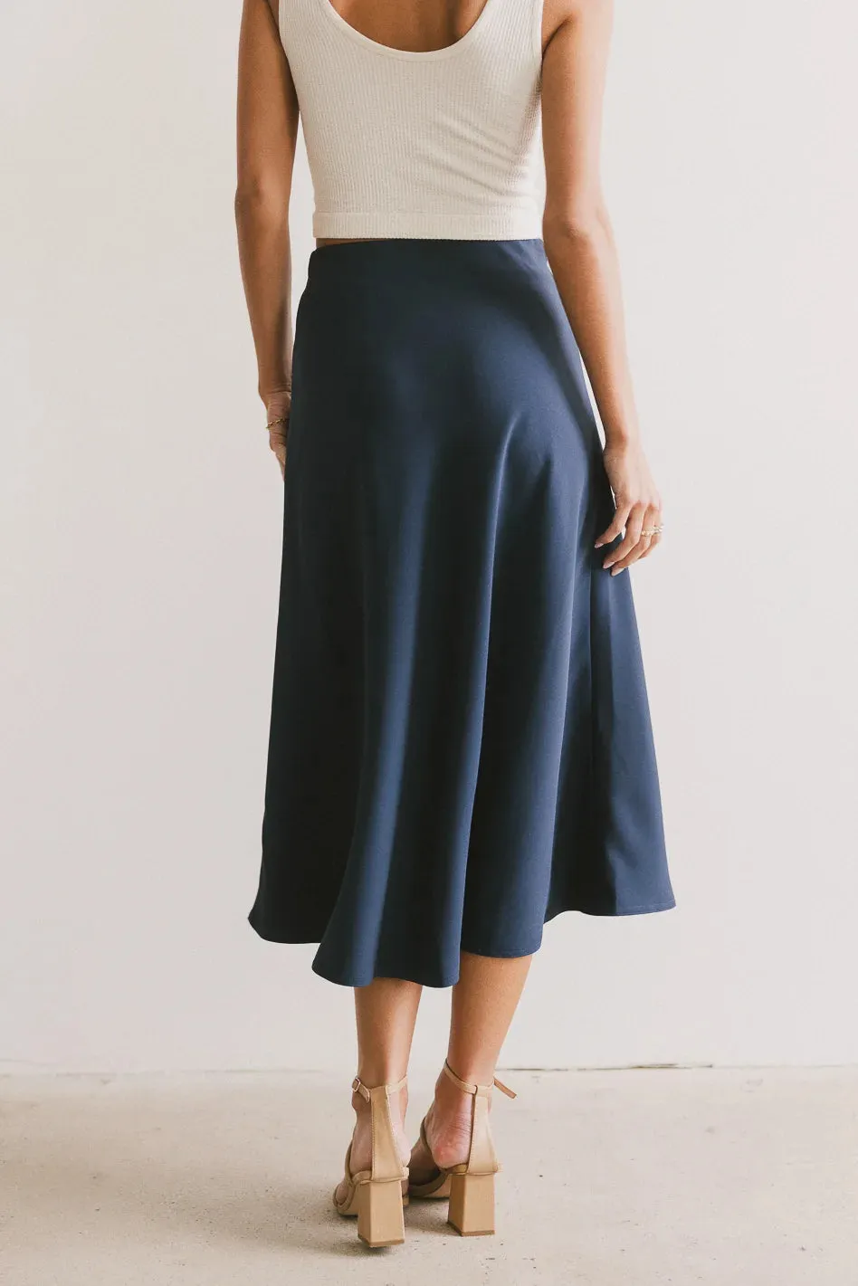 Kamila Skirt in Navy - FINAL SALE sold by bohme product image thumbnail 3