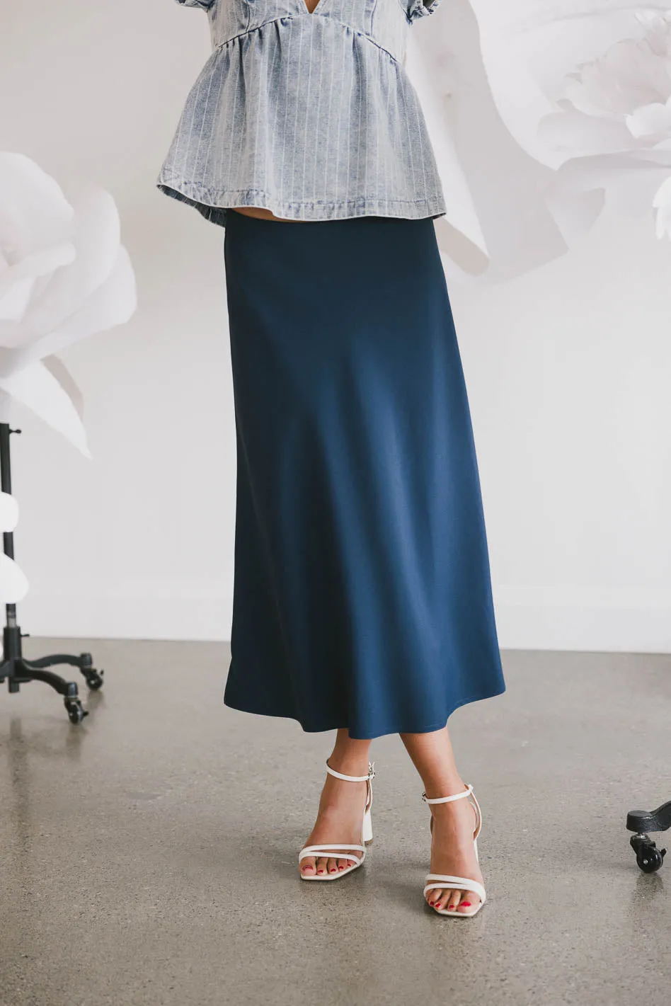 Kamila Skirt in Navy - FINAL SALE sold by bohme product image thumbnail 5