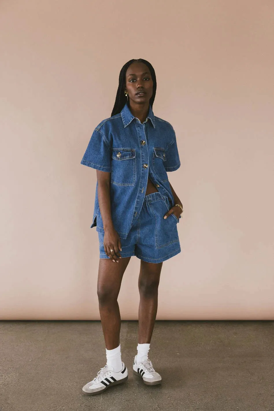 Luxor Denim Shorts - FINAL SALE sold by bohme