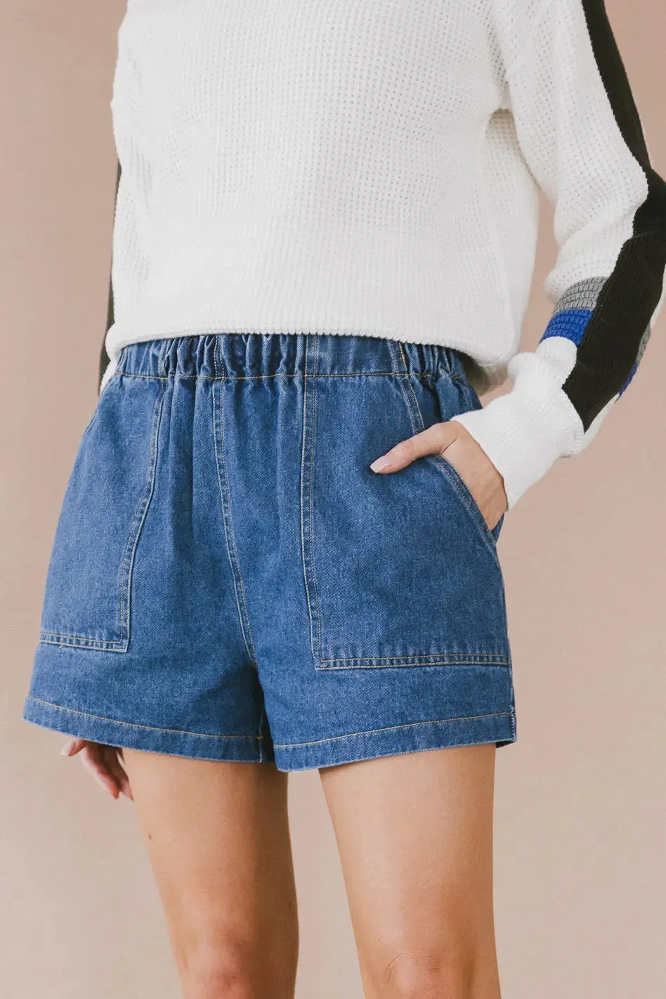 Luxor Denim Shorts - FINAL SALE sold by bohme product image thumbnail 2