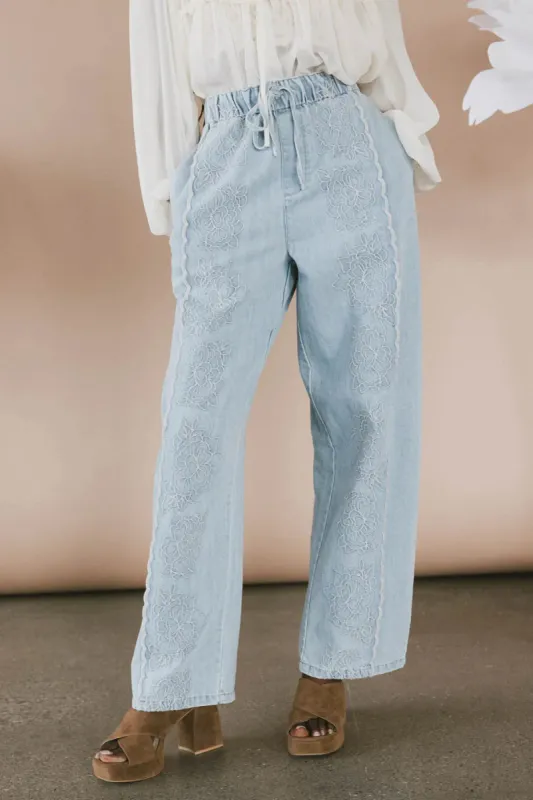 Callie Denim Pants - FINAL SALE sold by bohme