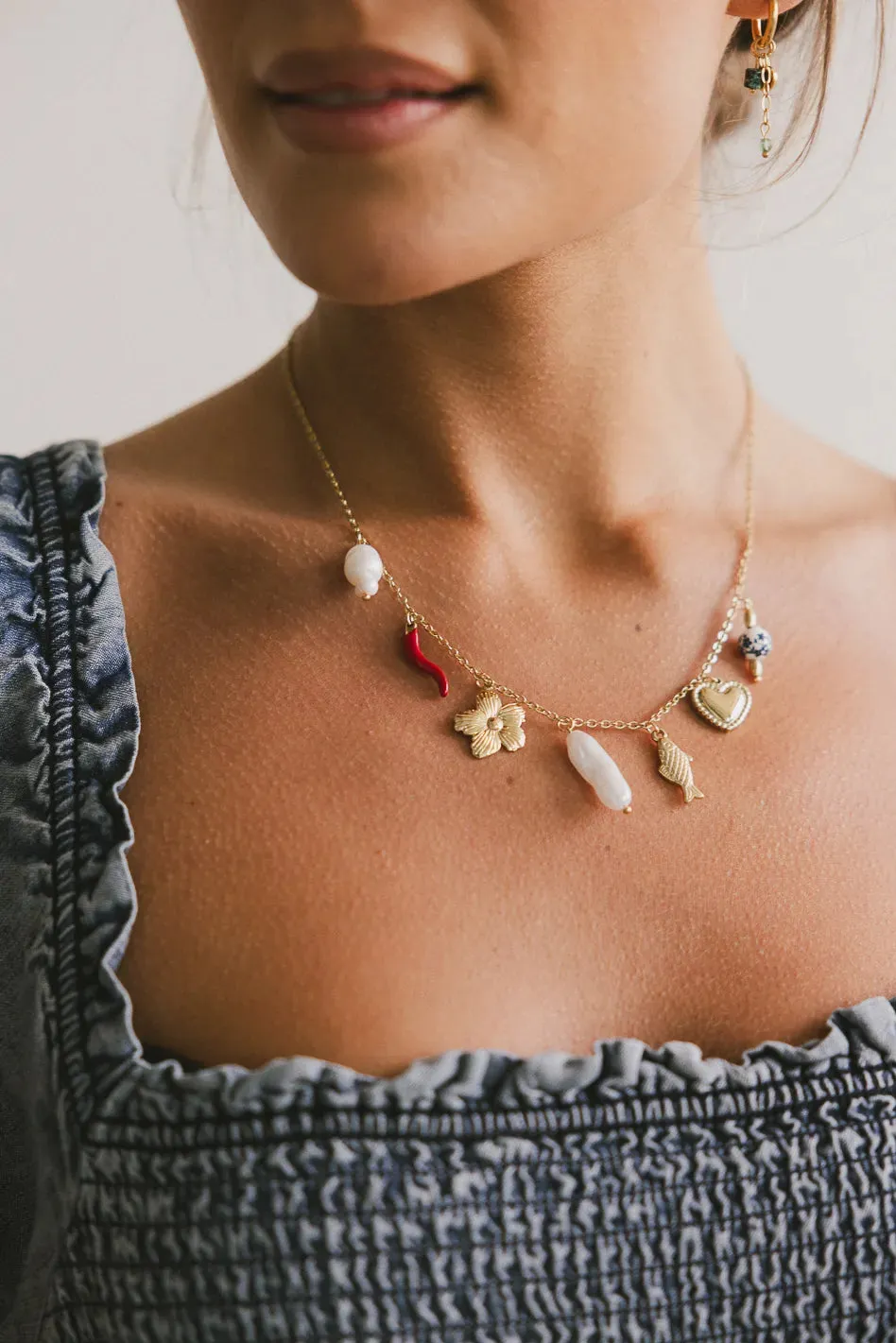 Margot Charm Necklace sold by bohme product image thumbnail 3