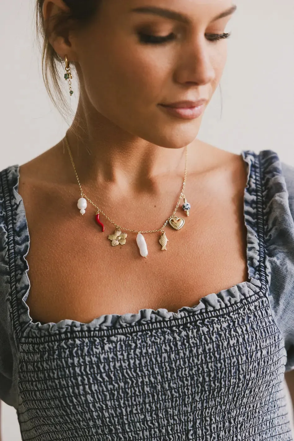 Margot Charm Necklace sold by bohme product image thumbnail 2