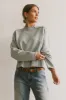 Leander Knit Sweater in Dusty Blue - FINAL SALE sold by bohme