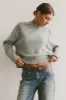 Leander Knit Sweater in Dusty Blue - FINAL SALE sold by bohme