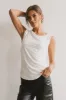 Daina Ruched Top in Ivory - FINAL SALE sold by bohme