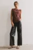 Daina Ruched Top in Brown - FINAL SALE sold by bohme
