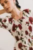 Marnie Smocked Midi Dress in Red sold by bohme