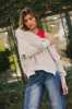 Ellis Waffle Knit Top in Light Grey sold by bohme
