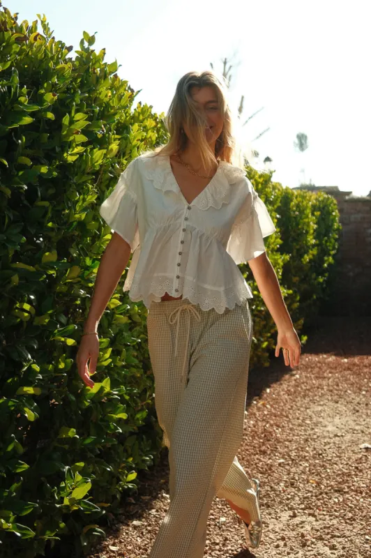 Percey Collared Blouse sold by bohme