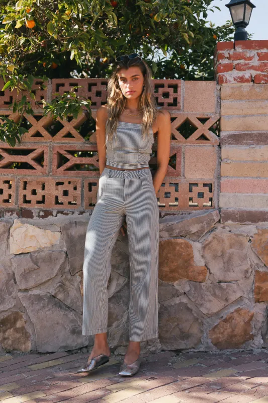 Fiorelle Striped Wide Leg Jeans - FINAL SALE sold by bohme