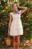 Barb Floral Mini Dress sold by bohme