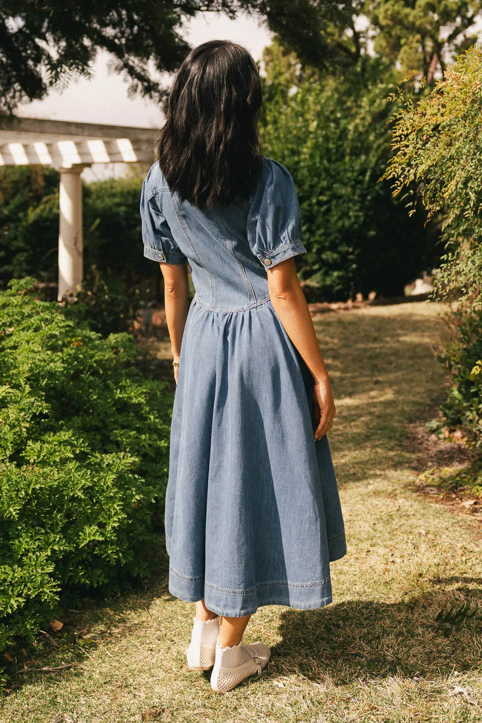 Mylie Denim Maxi Dress - FINAL SALE sold by bohme product image thumbnail 5