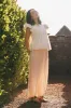 Avery Crinkle Joggers in Oatmeal sold by bohme