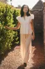 Avery Crinkle Joggers in Oatmeal sold by bohme