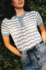 Eddie Knit Sweater in Blue - FINAL SALE sold by bohme