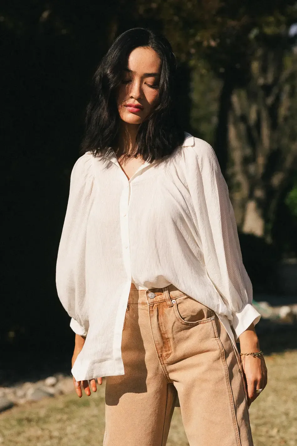 Swift See-Through Blouse - FINAL SALE sold by bohme product image thumbnail 3