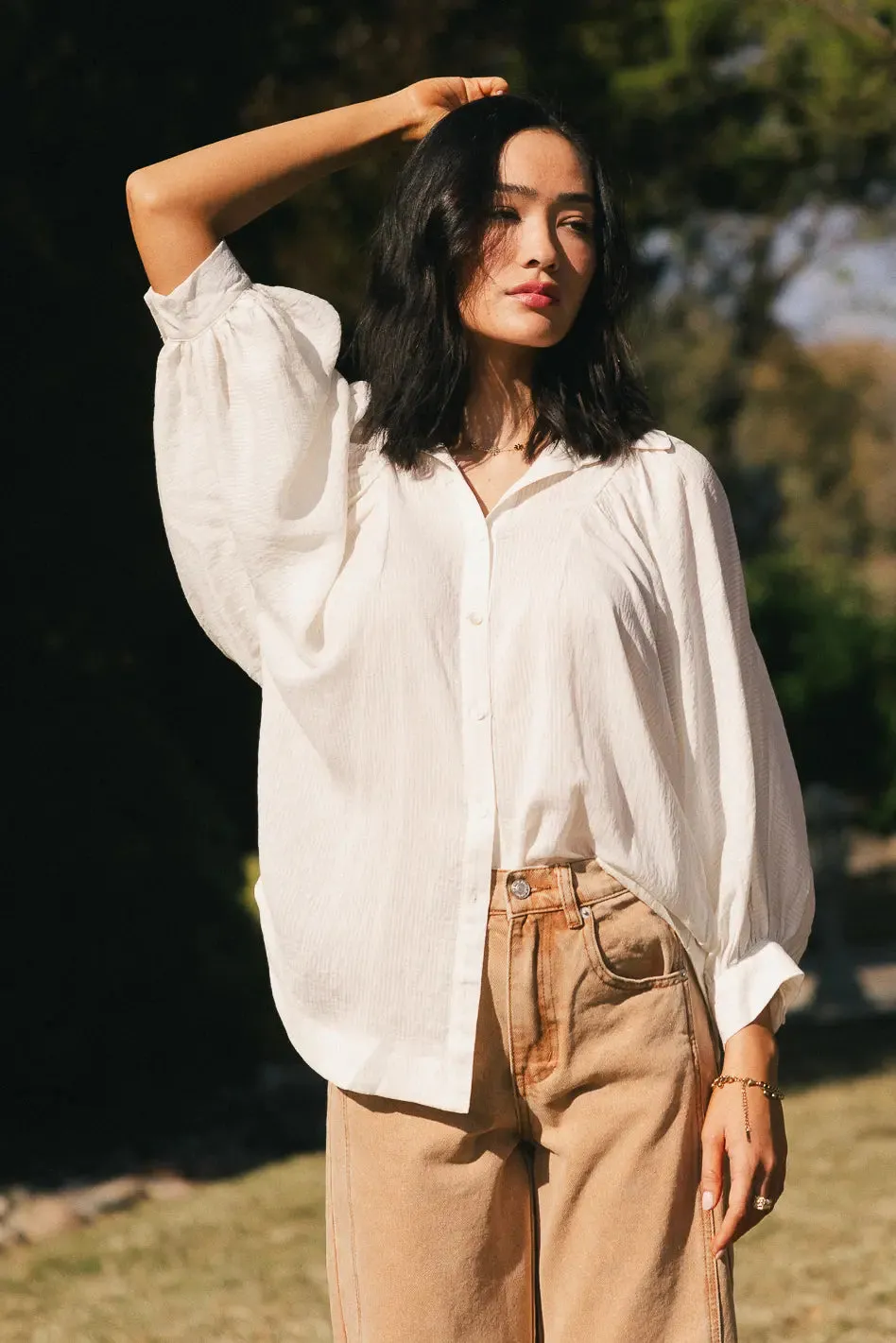 Swift See-Through Blouse - FINAL SALE sold by bohme product image thumbnail 4