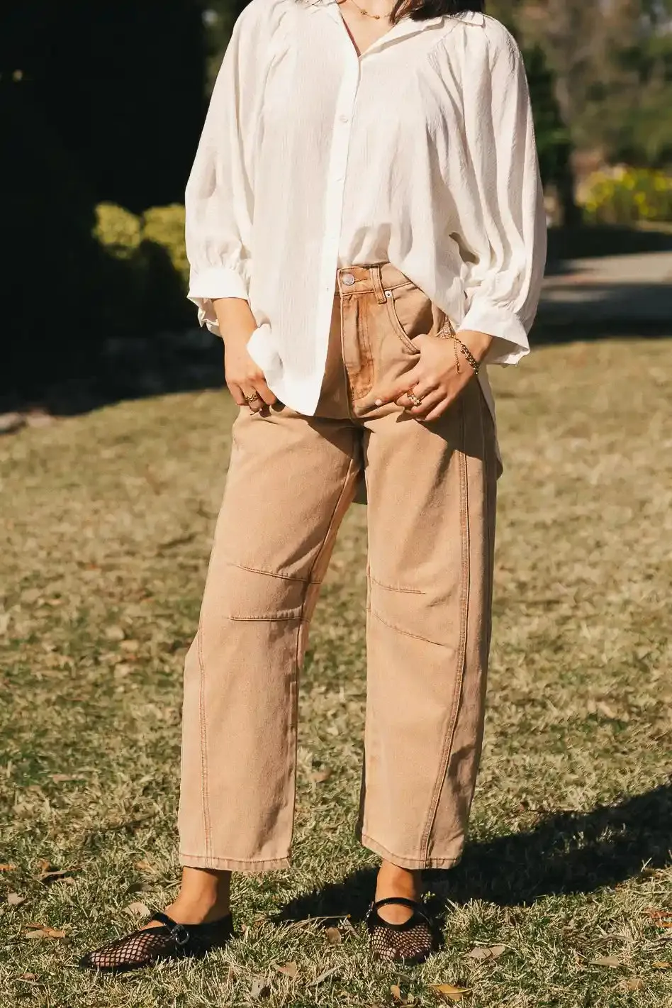 Lisette Barrel Jean in Rust - FINAL SALE sold by bohme