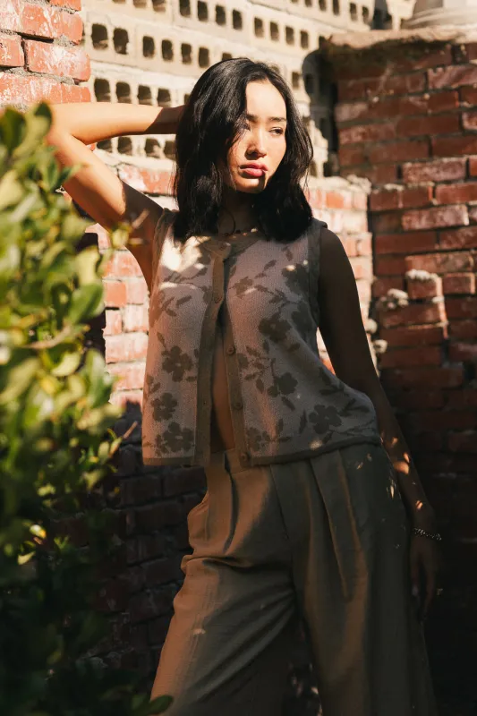 Kellie Floral Knit Vest - FINAL SALE sold by bohme