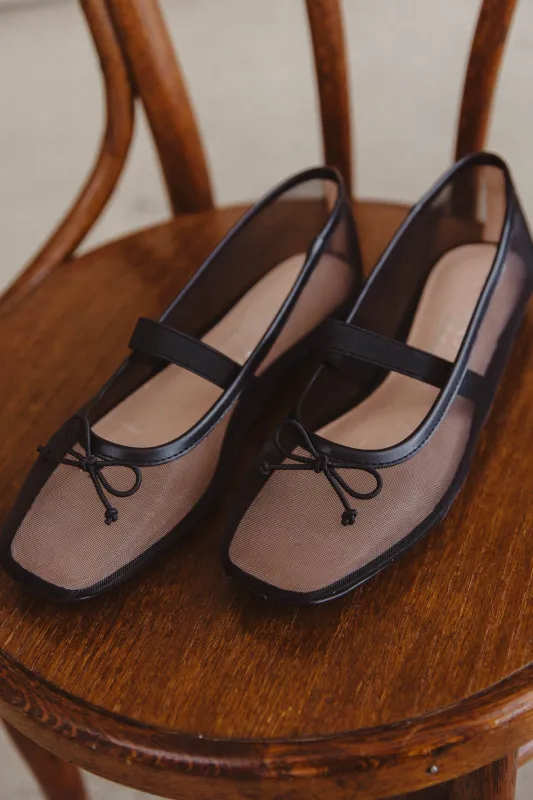 Coconuts by Matisse Bronx Ballet Flats in Black sold by bohme