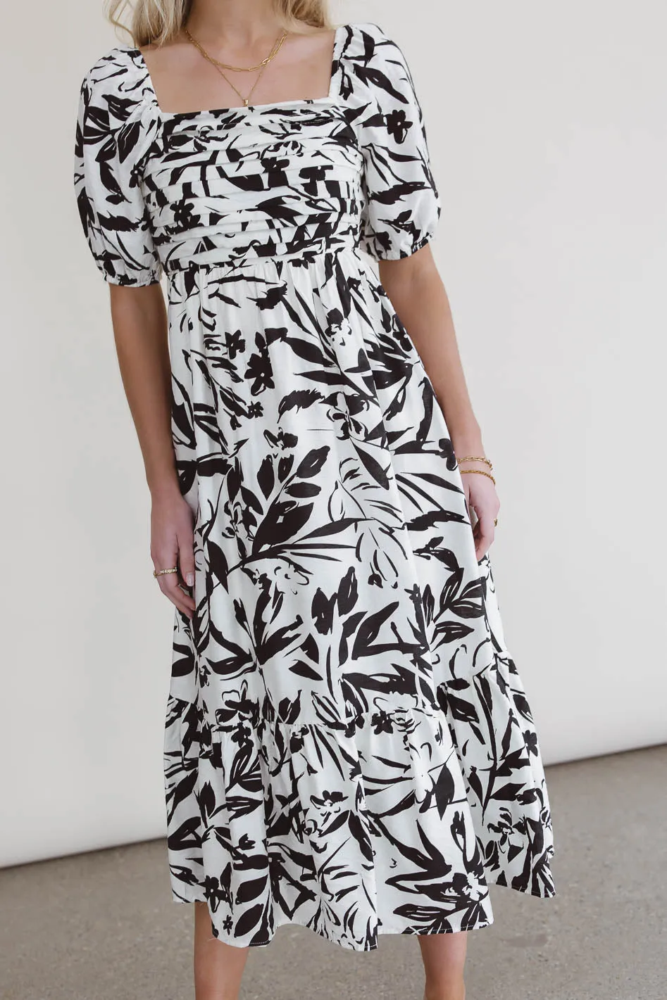 Dorris Pleated Midi Dress - FINAL SALE sold by bohme product image thumbnail 3