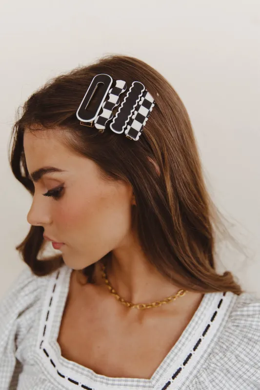 Abstract 4-Pack Hair Clip sold by bohme